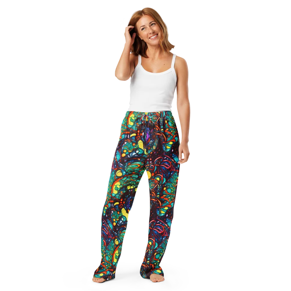 Ember Lagoon on Women's Pajama Pants — Front