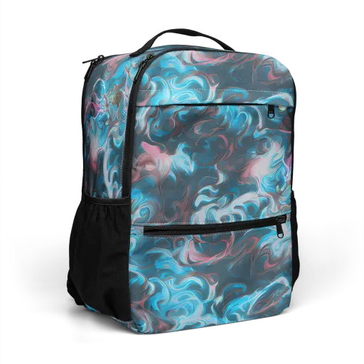 Blue Opal Storm on a Utility Backpack