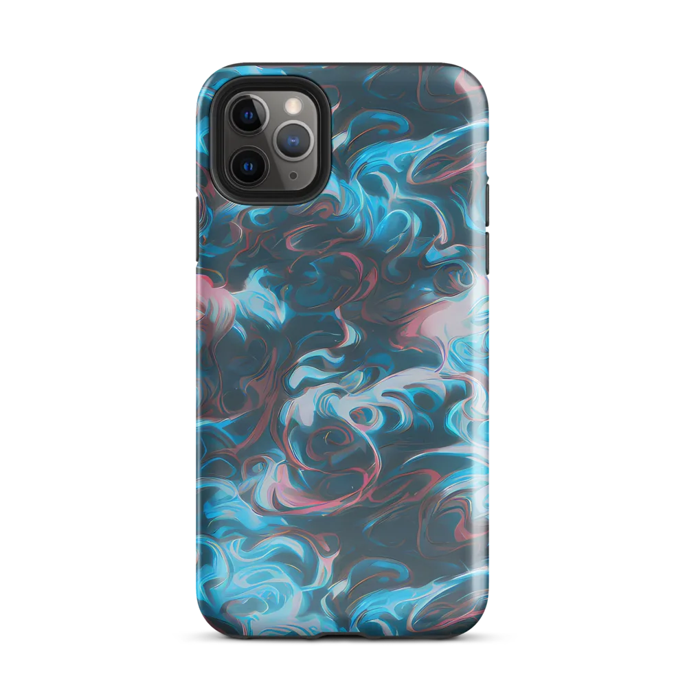 Blue Opal Storm on Tough Case for iPhone® — Front