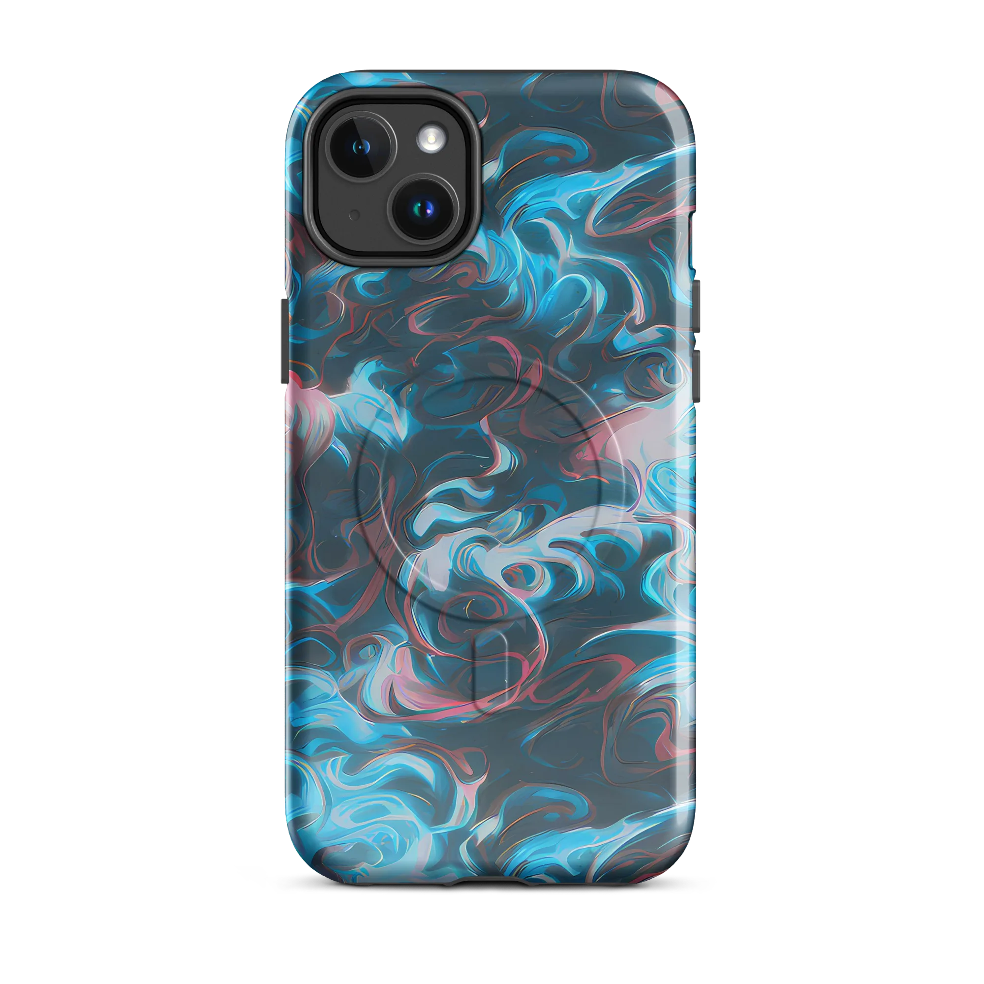 Blue Opal Storm on MagSafe Tough Case for iPhone® — Front