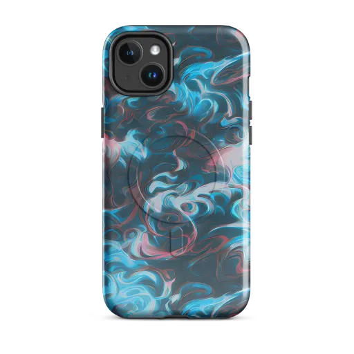 Blue Opal Storm on a MagSafe Tough Case for iPhone®