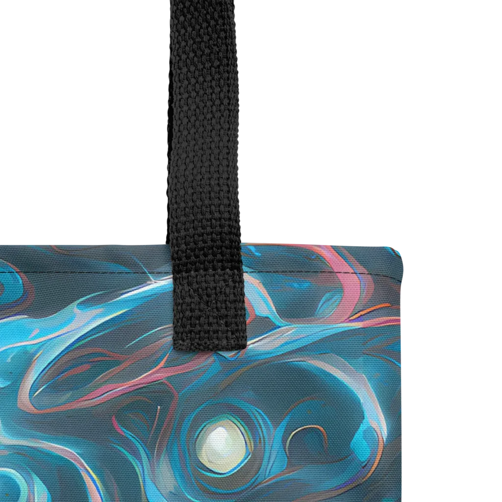 Blue Opal Storm on Tote Bag — Product details