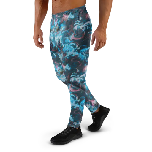 Blue Opal Storm on a Men's Joggers