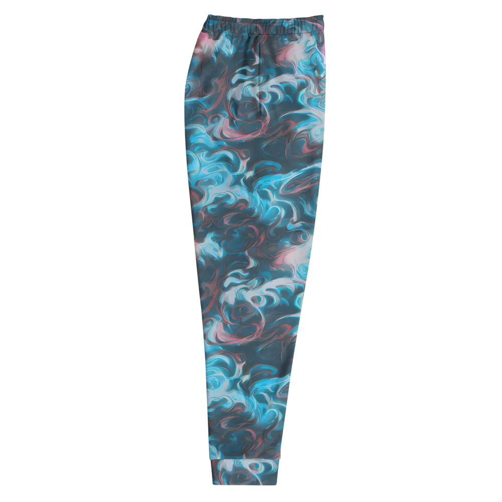 Blue Opal Storm on Men's Joggers — Right