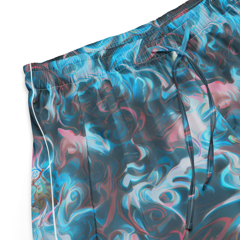 Blue Opal Storm on Women's Pajama Shorts — Product details