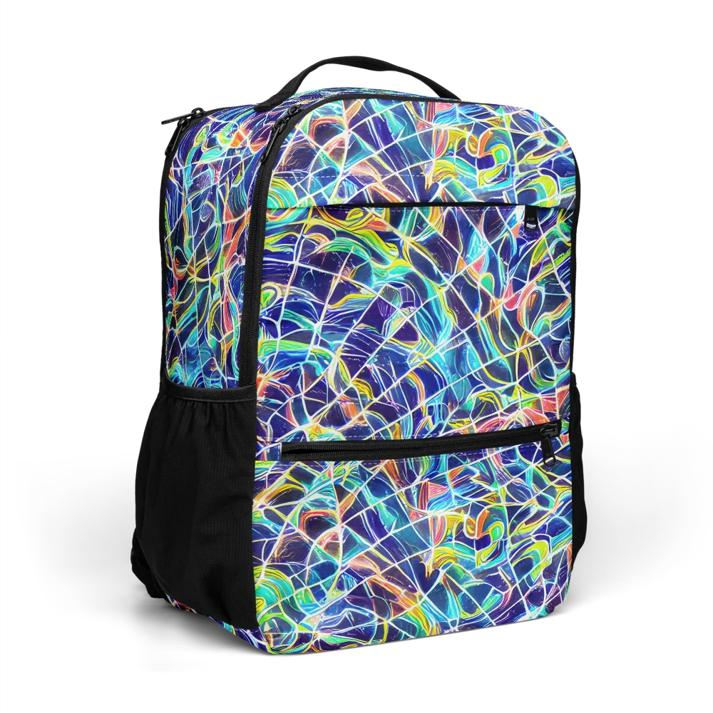 Aurora Grid on Utility Backpack — Right Front