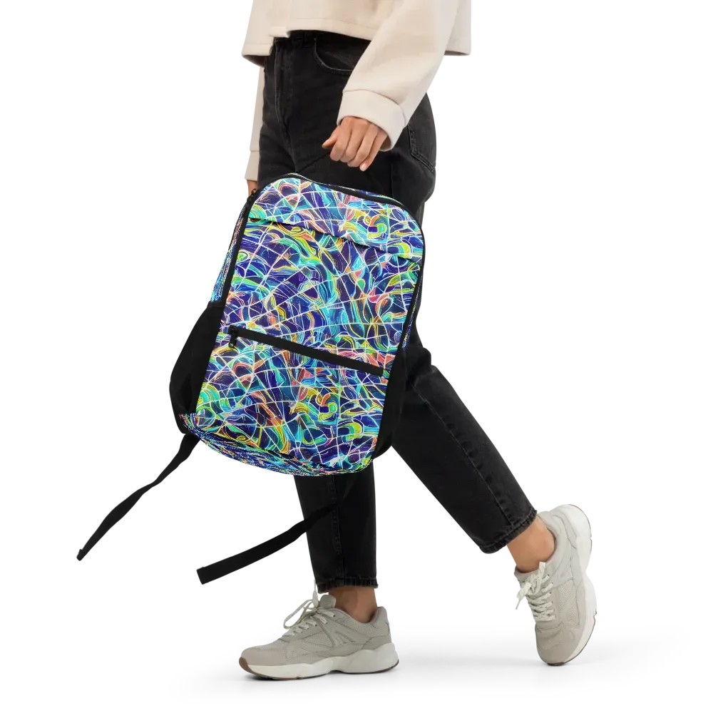 Aurora Grid on Utility Backpack — Front