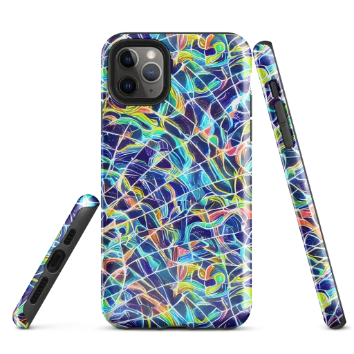 Aurora Grid on a Tough Case for iPhone®