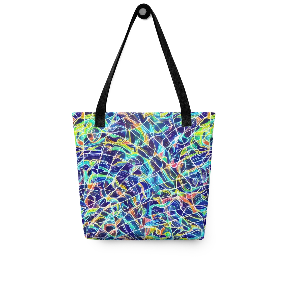 Aurora Grid on Tote Bag — Front