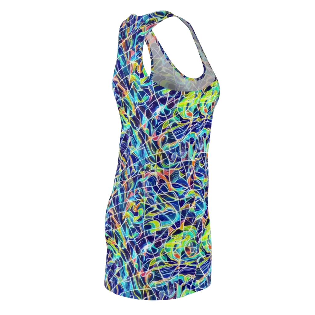 Aurora Grid on Racerback Dress — Back Side