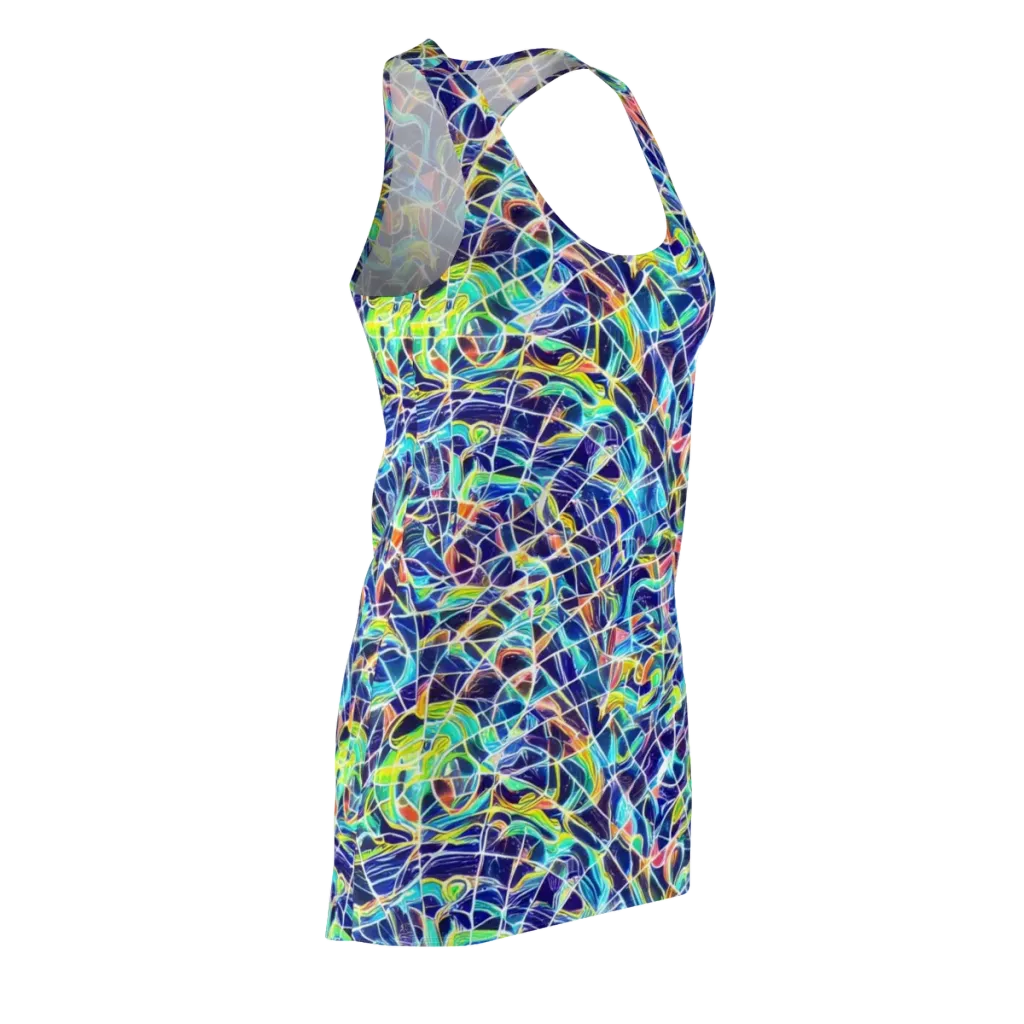 Aurora Grid on Racerback Dress — Front Side