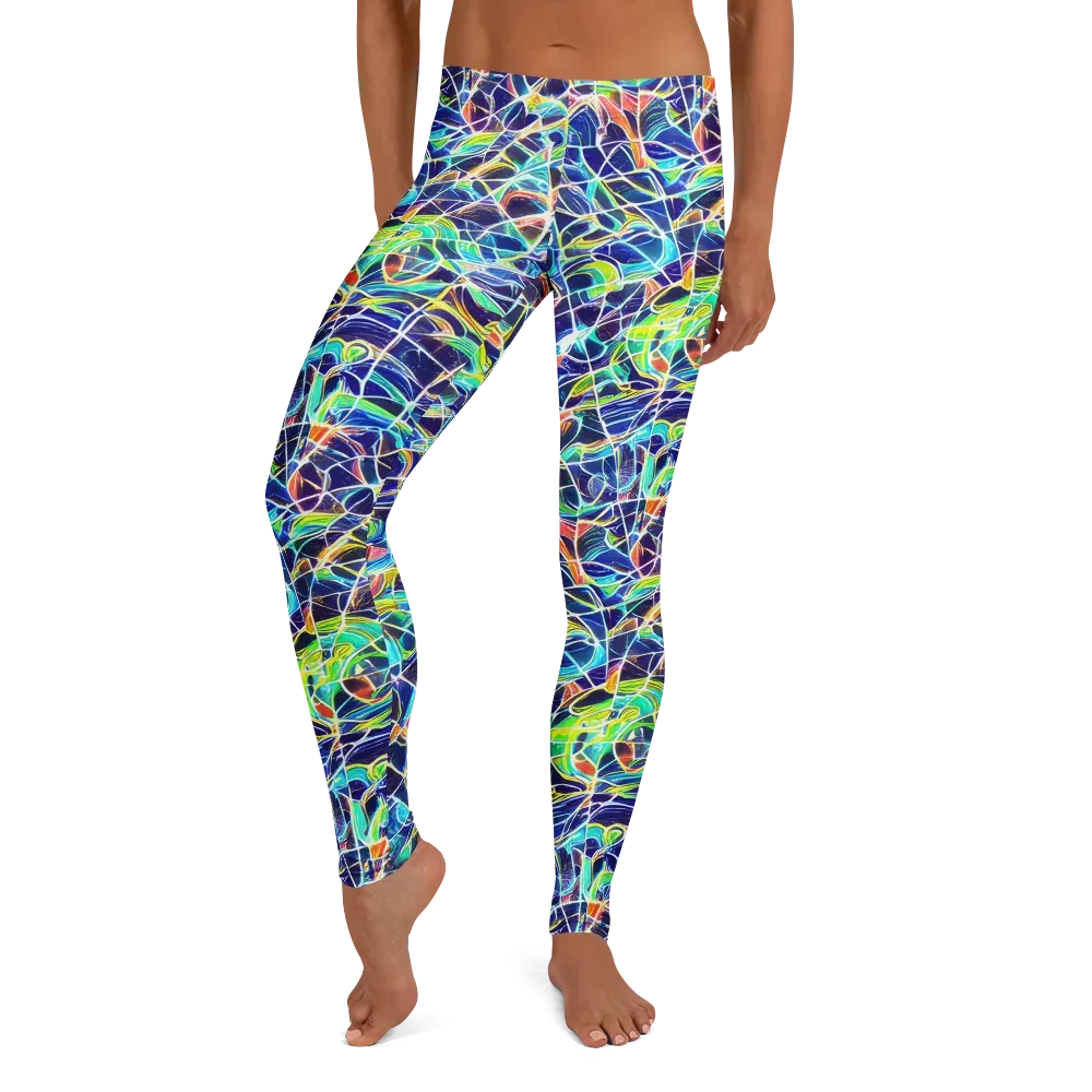 Aurora Grid on Leggings — Front