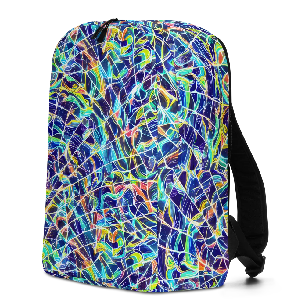 Aurora Grid on Minimalist Backpack — Left