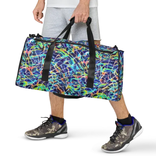 Aurora Grid on a Duffle Bag