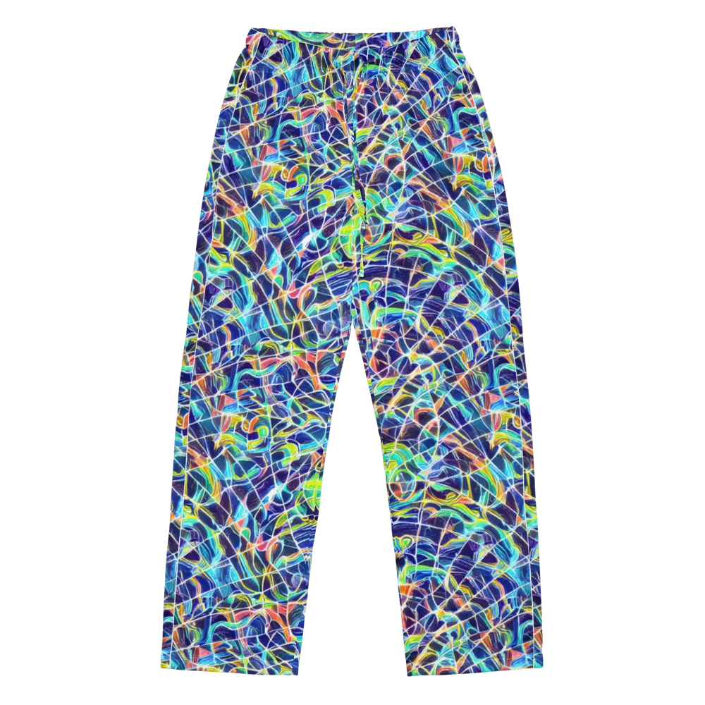 Aurora Grid on Women's Pajama Pants — Front