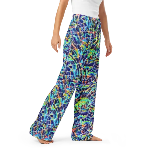 Aurora Grid on a Women's Pajama Pants