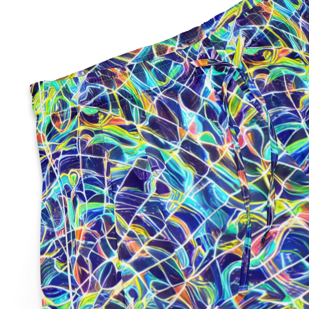 Aurora Grid on Women's Pajama Shorts — Product details