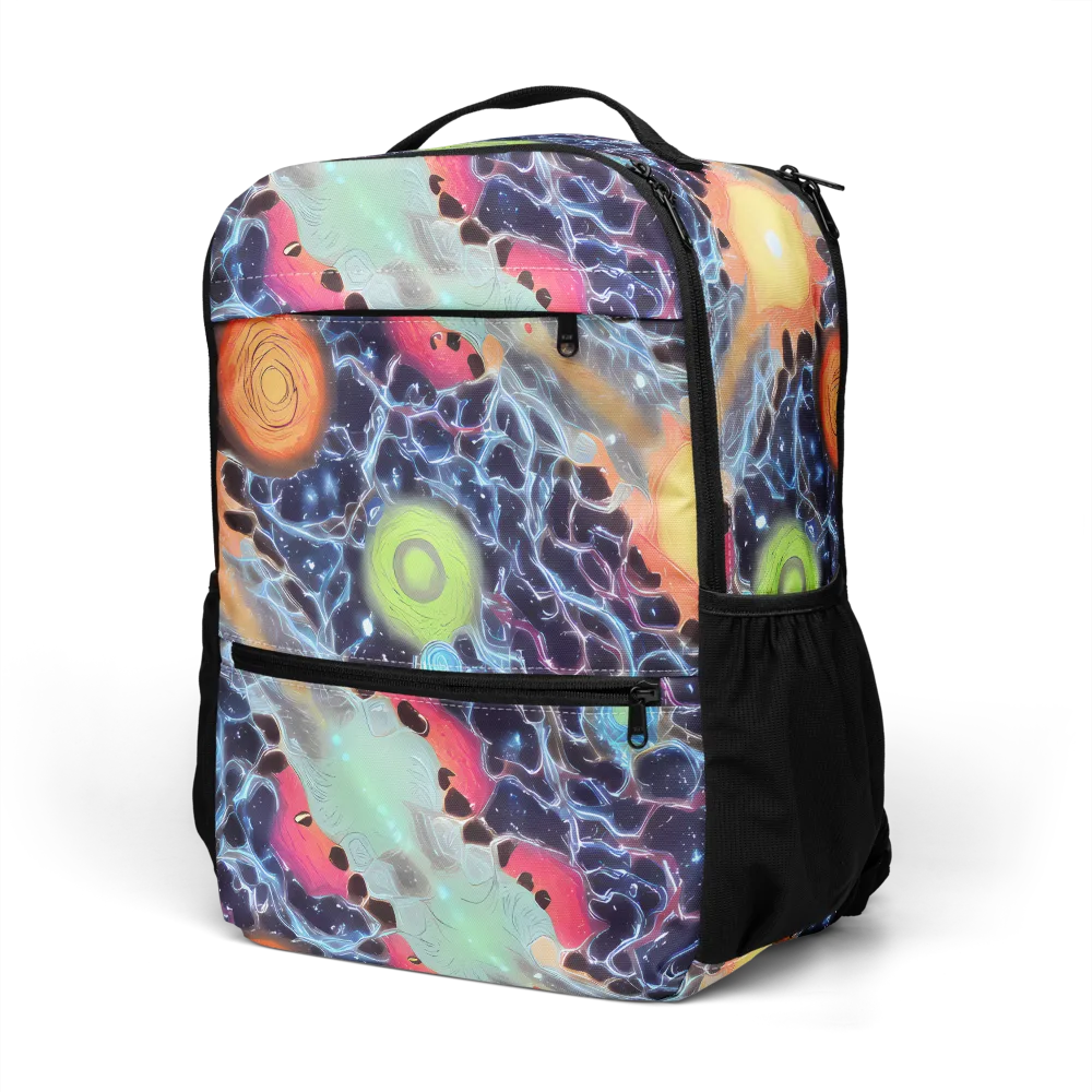 Cosmic Tidal Flux on Utility Backpack — Left Front