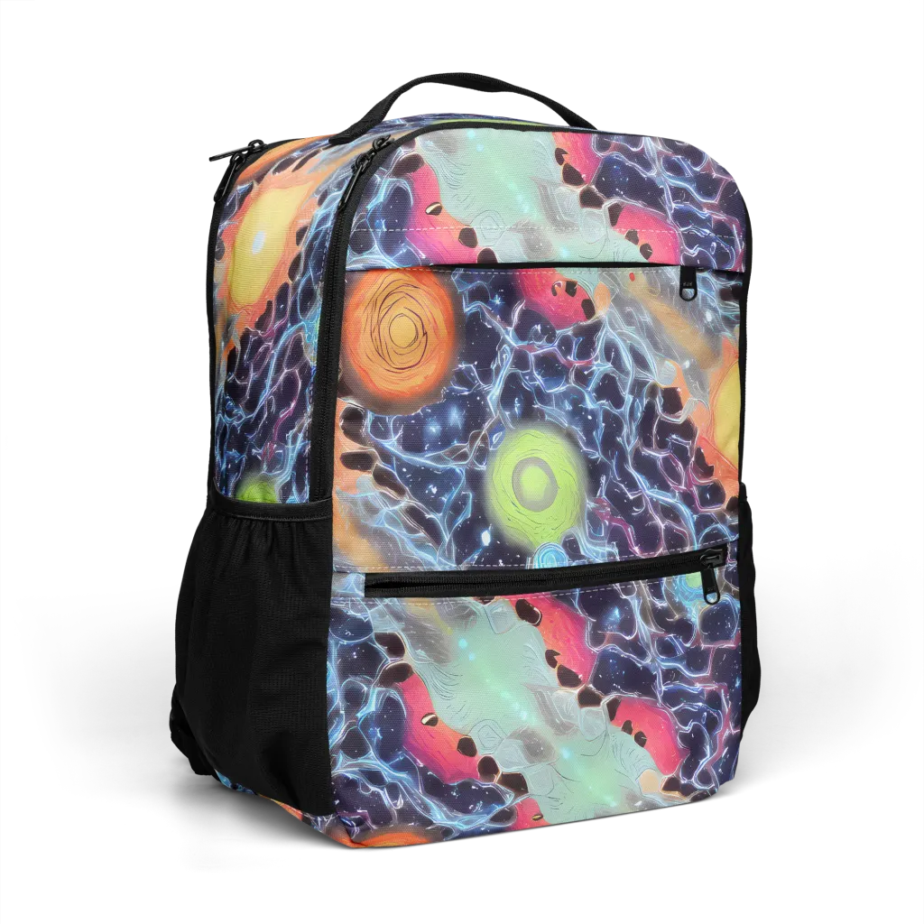 Cosmic Tidal Flux on Utility Backpack — Right Front