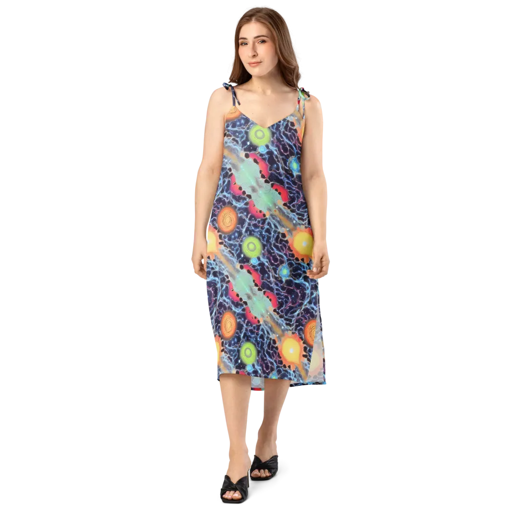 Cosmic Tidal Flux on Slip Dress — Front
