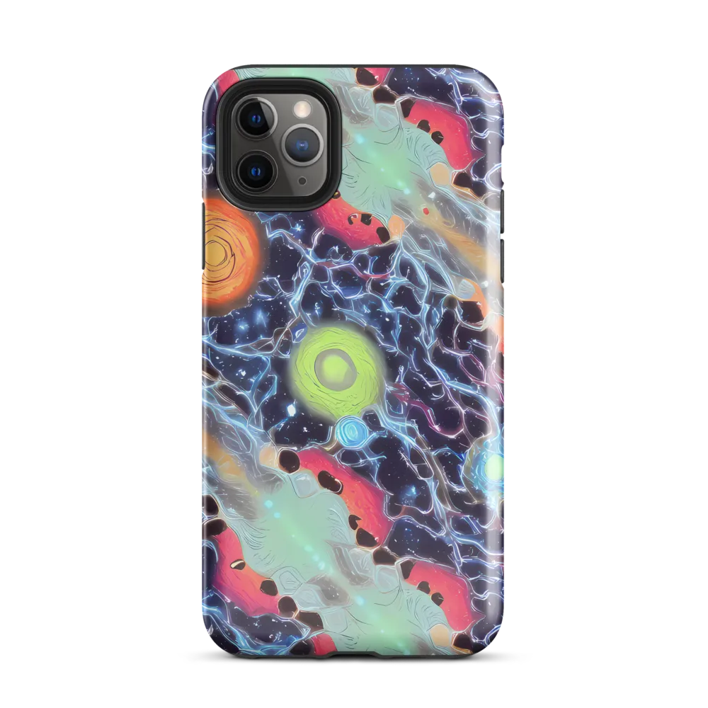 Cosmic Tidal Flux on Tough Case for iPhone® — Front