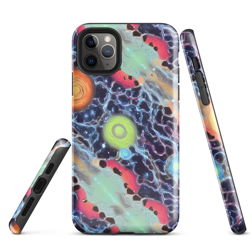 Cosmic Tidal Flux on Tough Case for iPhone® — Front