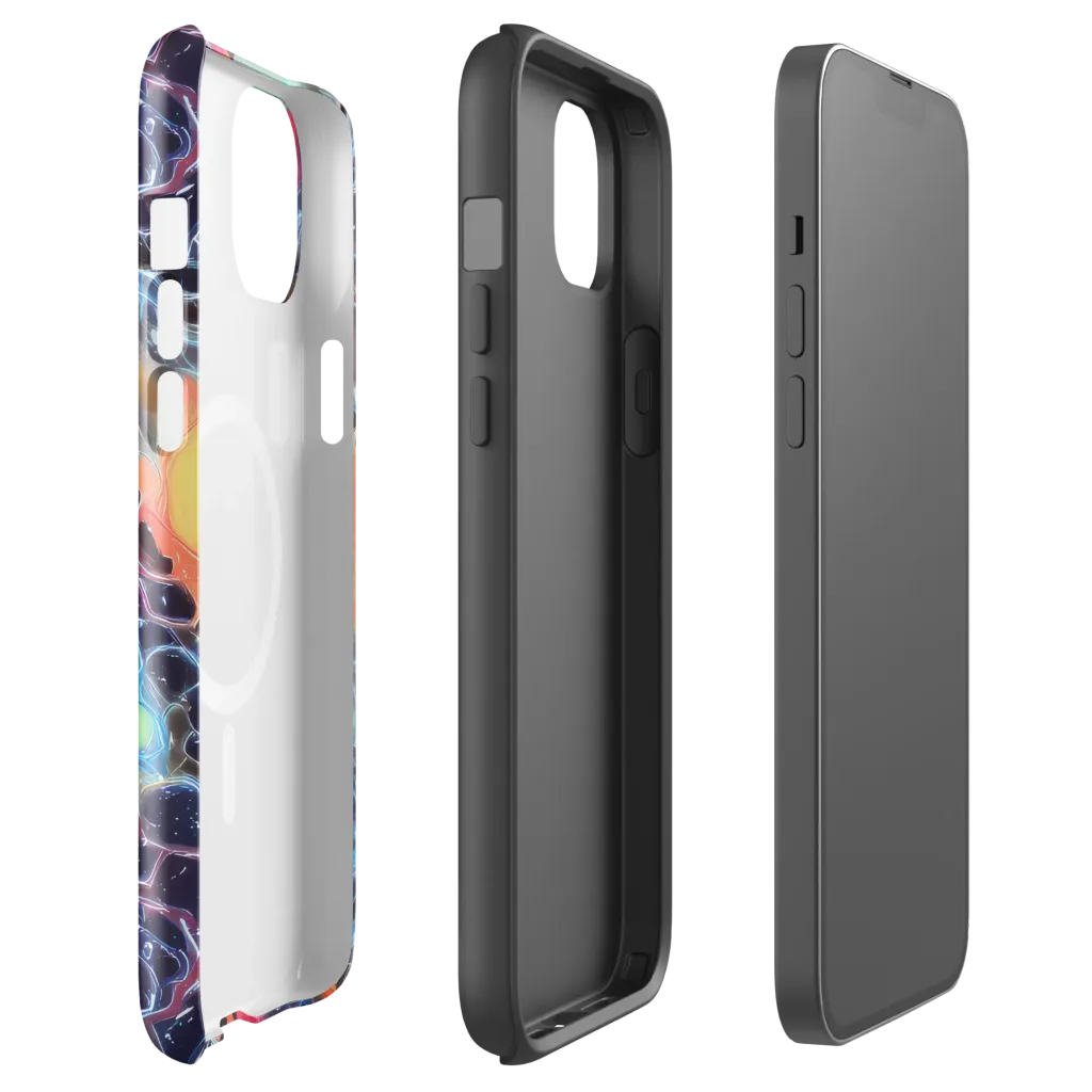 Cosmic Tidal Flux on MagSafe Tough Case for iPhone® — Front