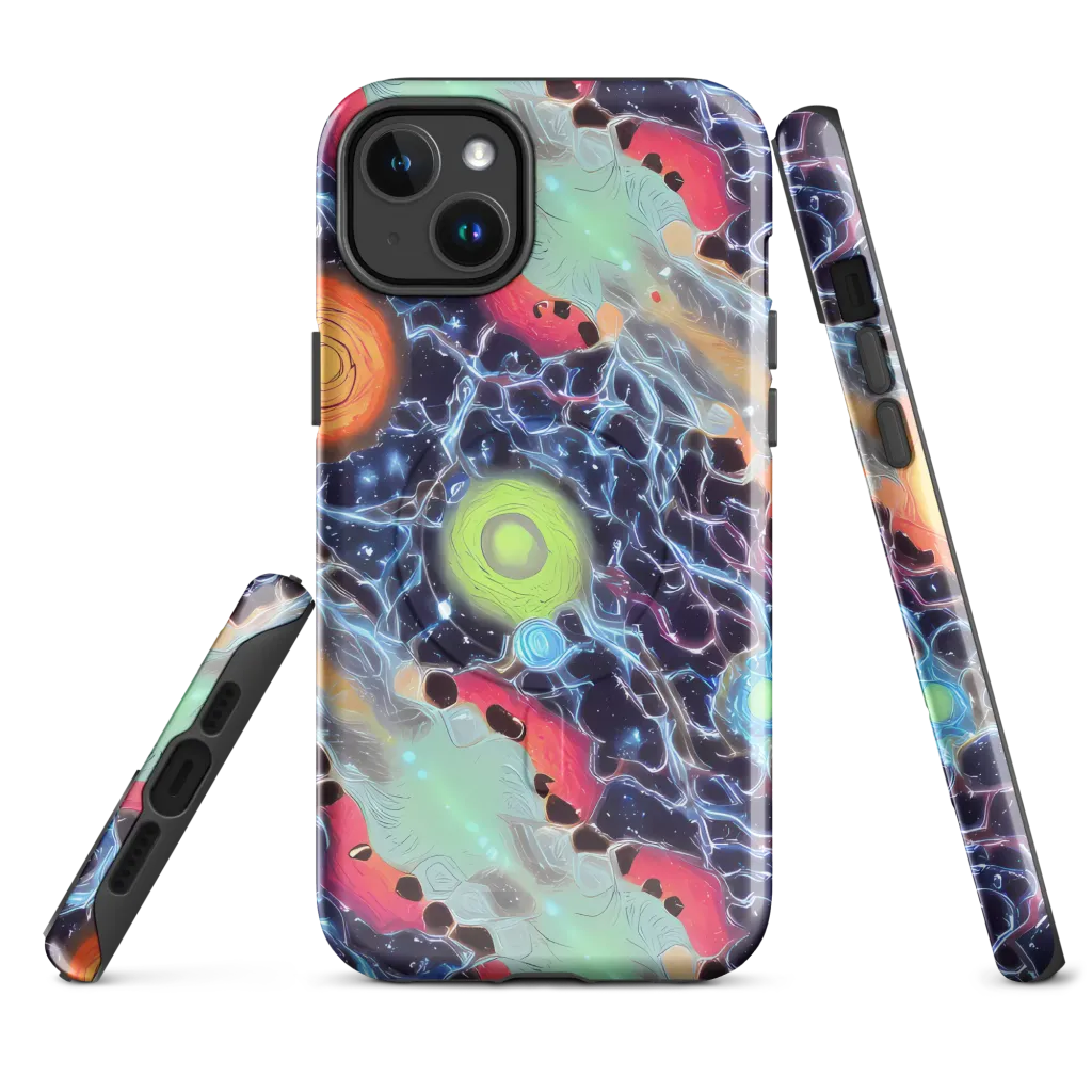 Cosmic Tidal Flux on MagSafe Tough Case for iPhone® — Front