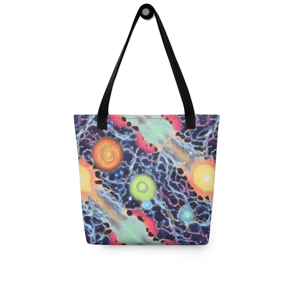 Cosmic Tidal Flux on Tote Bag — Front
