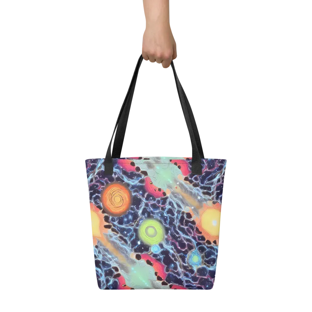 Cosmic Tidal Flux on Tote Bag — Front