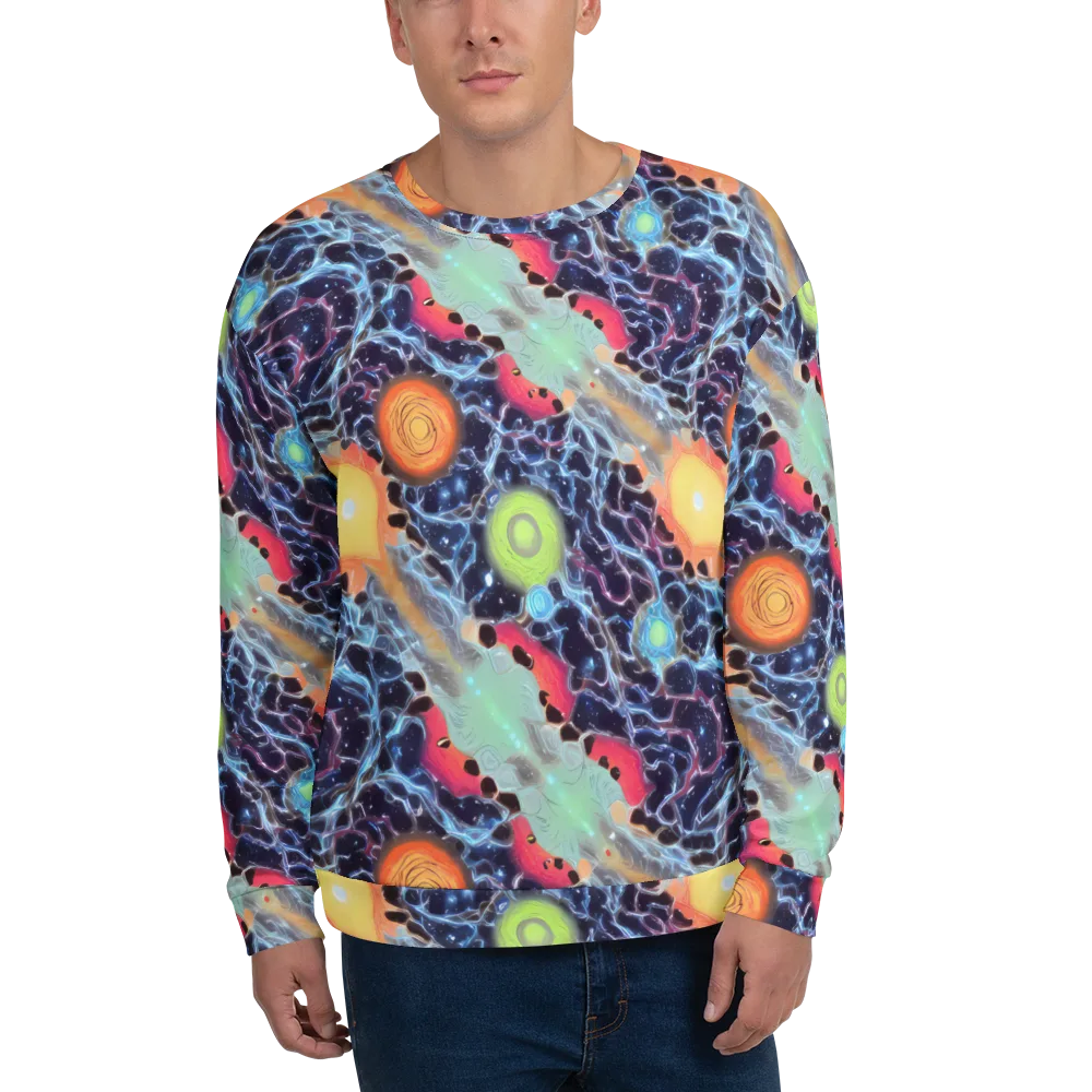 Cosmic Tidal Flux on Sweatshirt — Front