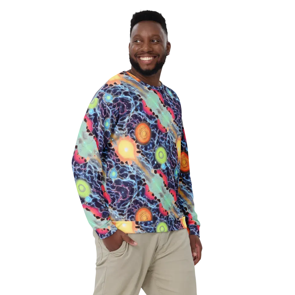 Cosmic Tidal Flux on Sweatshirt — Front