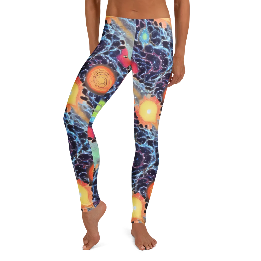 Cosmic Tidal Flux on Leggings — Front