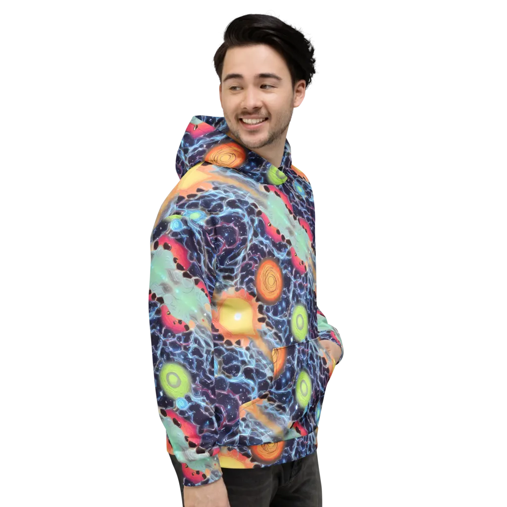 Cosmic Tidal Flux on Hoodie — Right