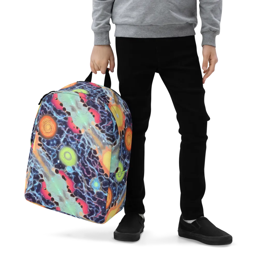 Cosmic Tidal Flux on Minimalist Backpack — Zoomed-in