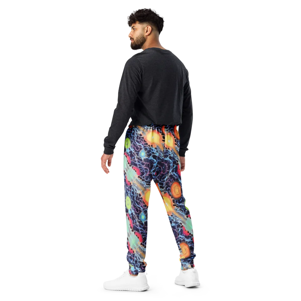 Cosmic Tidal Flux on Men's Joggers — Back