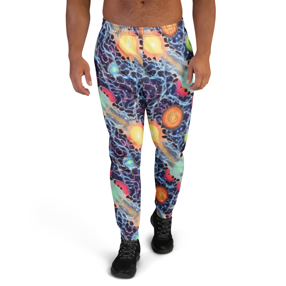 Cosmic Tidal Flux on Men's Joggers — Front