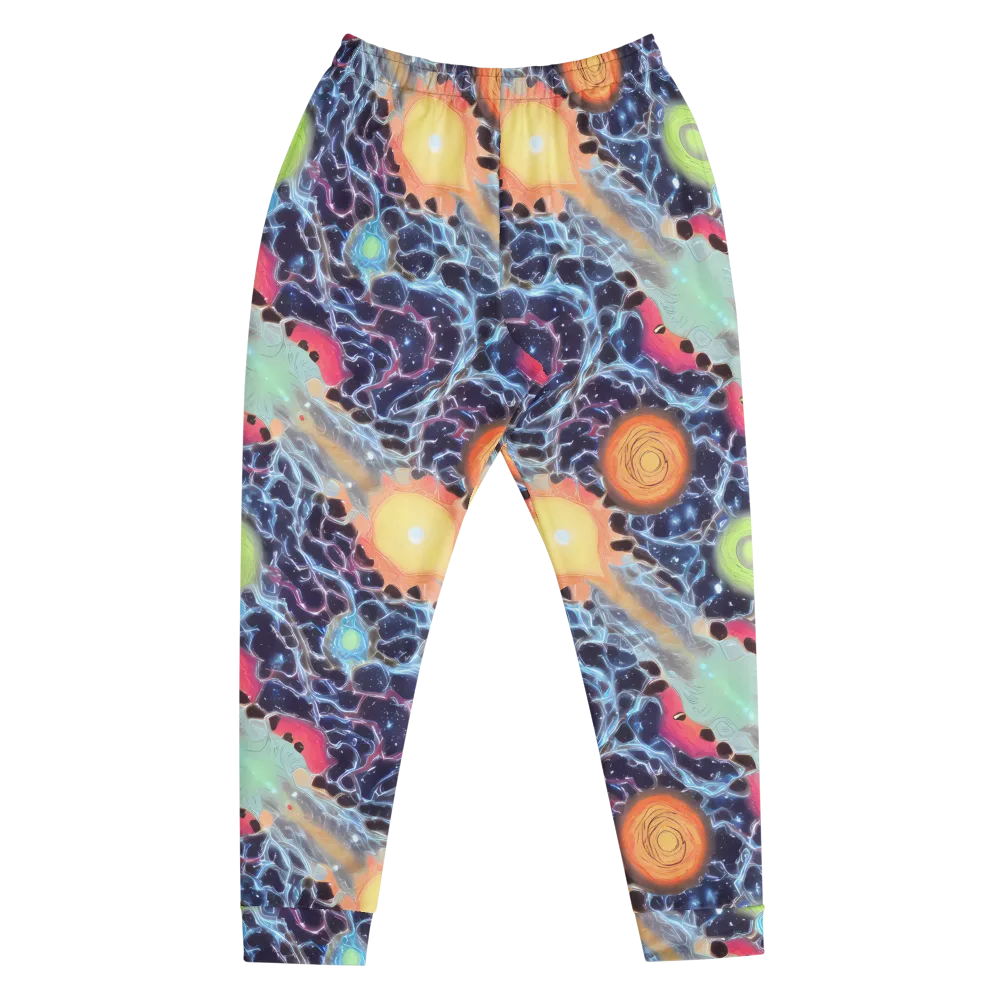 Cosmic Tidal Flux on Men's Joggers — Front