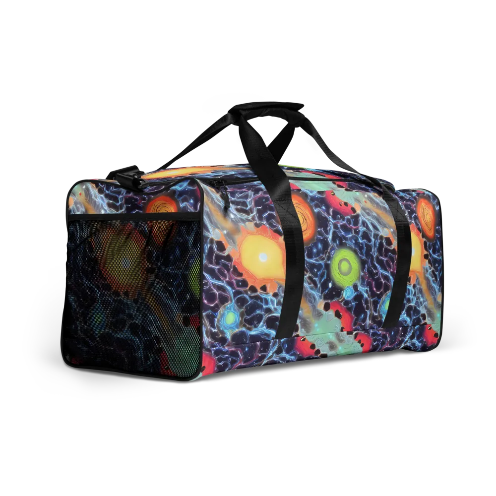 Cosmic Tidal Flux on Duffle Bag — Right Front
