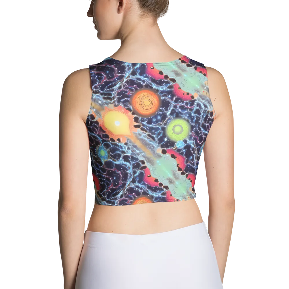 Cosmic Tidal Flux on Crop Top — Back