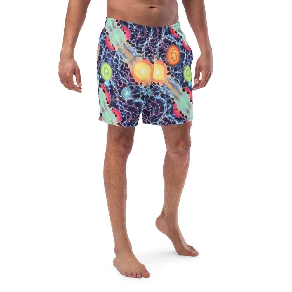 Cosmic Tidal Flux on Swim Trunks — Front