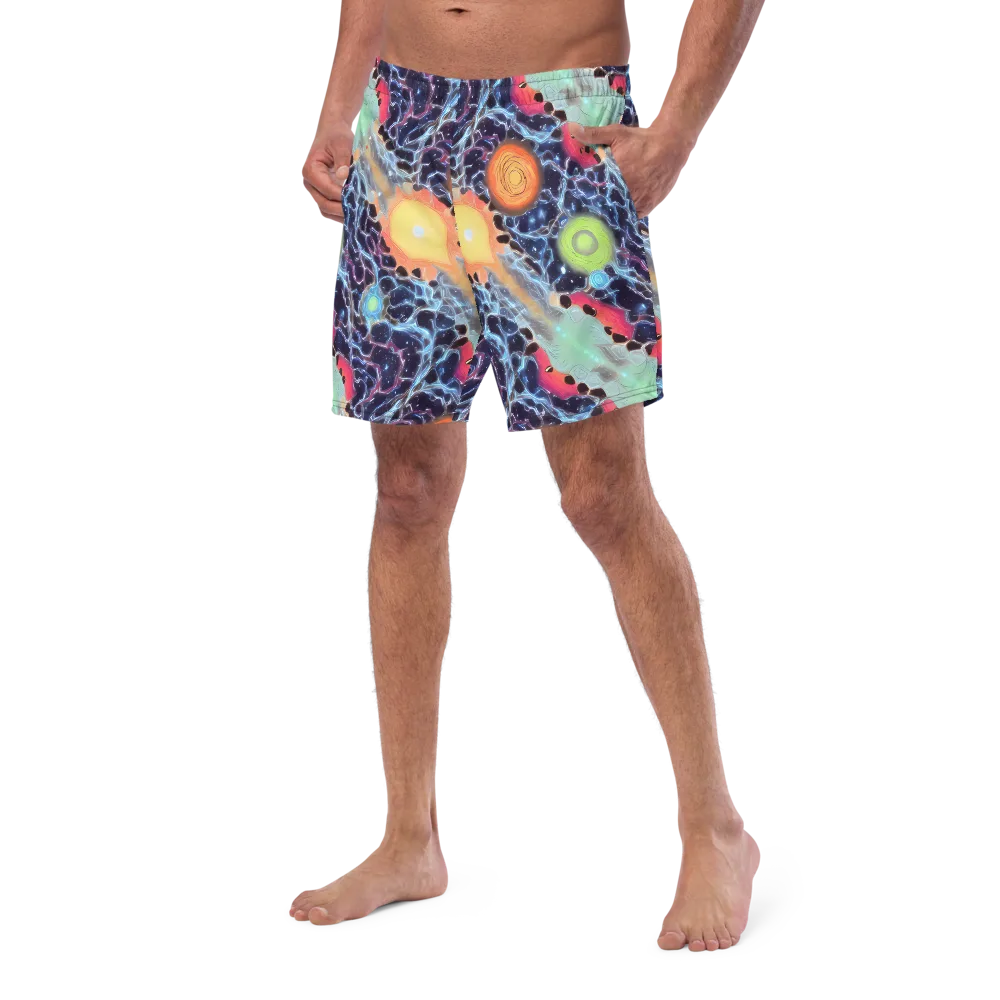 Cosmic Tidal Flux on Swim Trunks — Left Front
