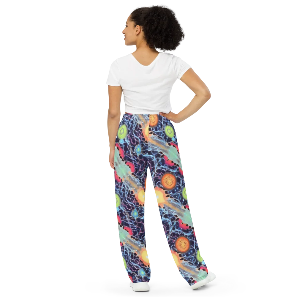 Cosmic Tidal Flux on Wide-Leg Pants — Back