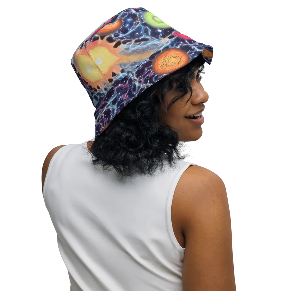 Cosmic Tidal Flux on Reversible Bucket Hat — Right Outside