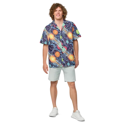 Cosmic Tidal Flux on a Button Shirt