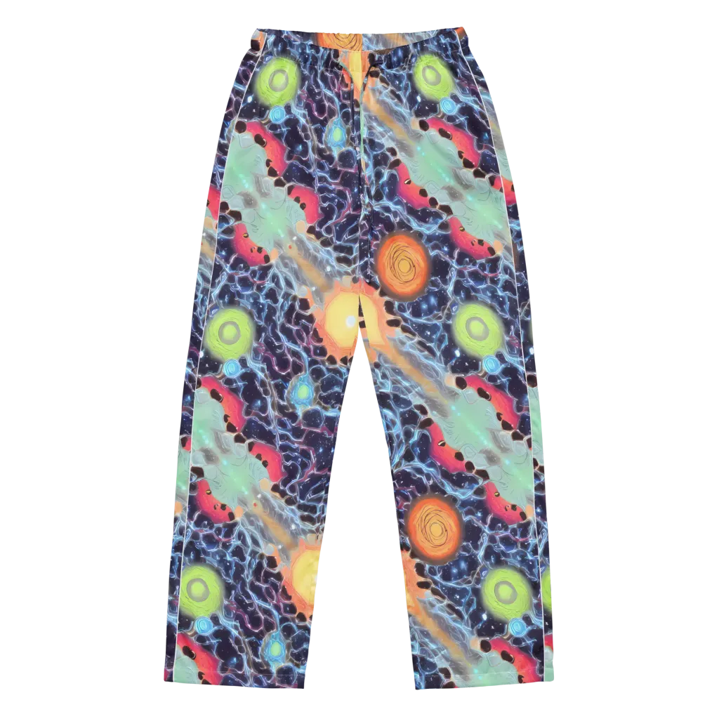 Cosmic Tidal Flux on Women's Pajama Pants — Front
