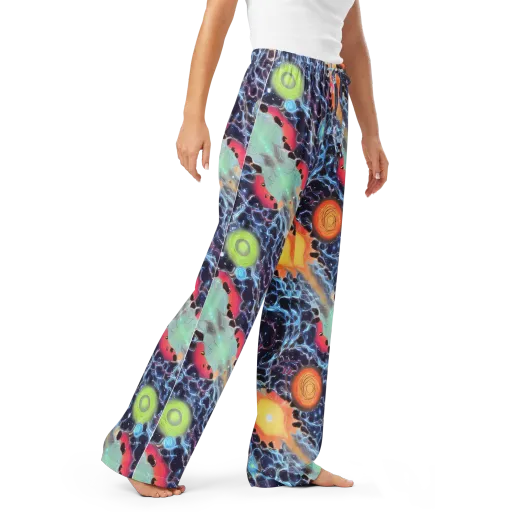 Cosmic Tidal Flux on a Women's Pajama Pants