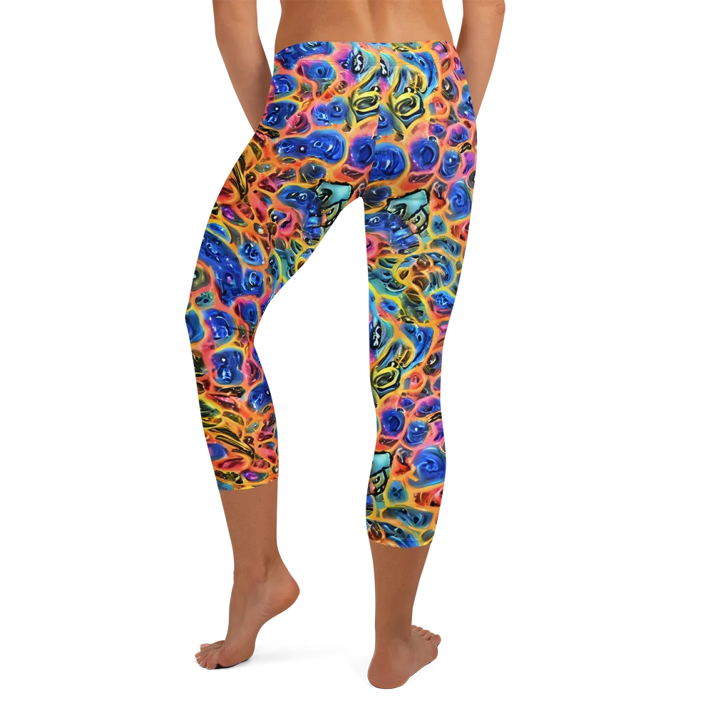 Solar Sonic on Capri Leggings — Back
