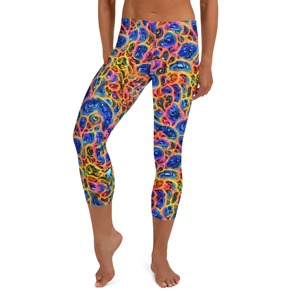 Solar Sonic on Capri Leggings — Front