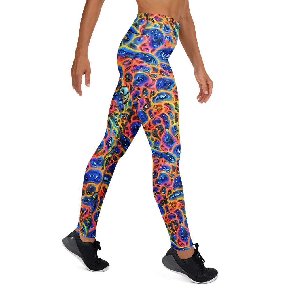 Solar Sonic on Yoga Leggings — Right